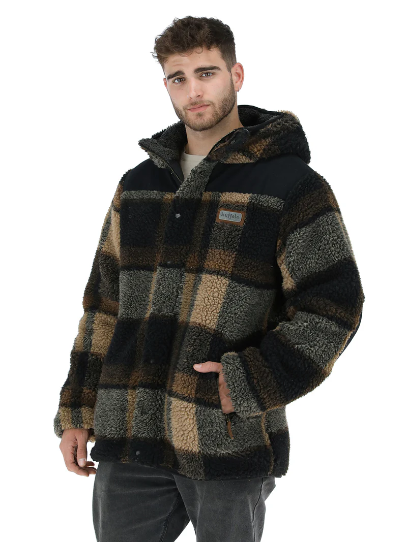 Chaqueta-Chipodos-Print-Hombre-Negro-1 Chaqueta Reversible Chipodos Print Hombre - Imagen 1