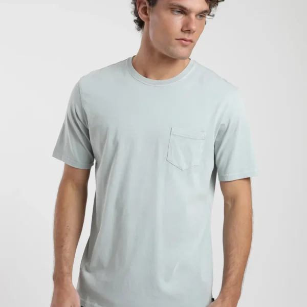Polera hombre manga corta Bolsillo hielo